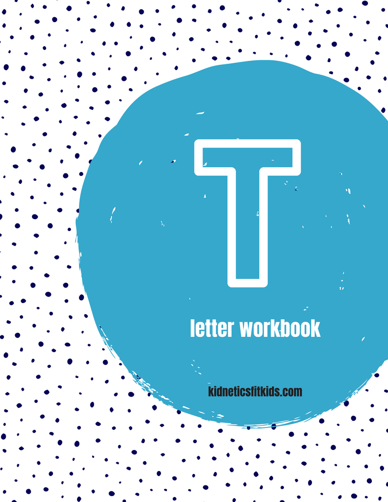 T Letter Practice Workbook
