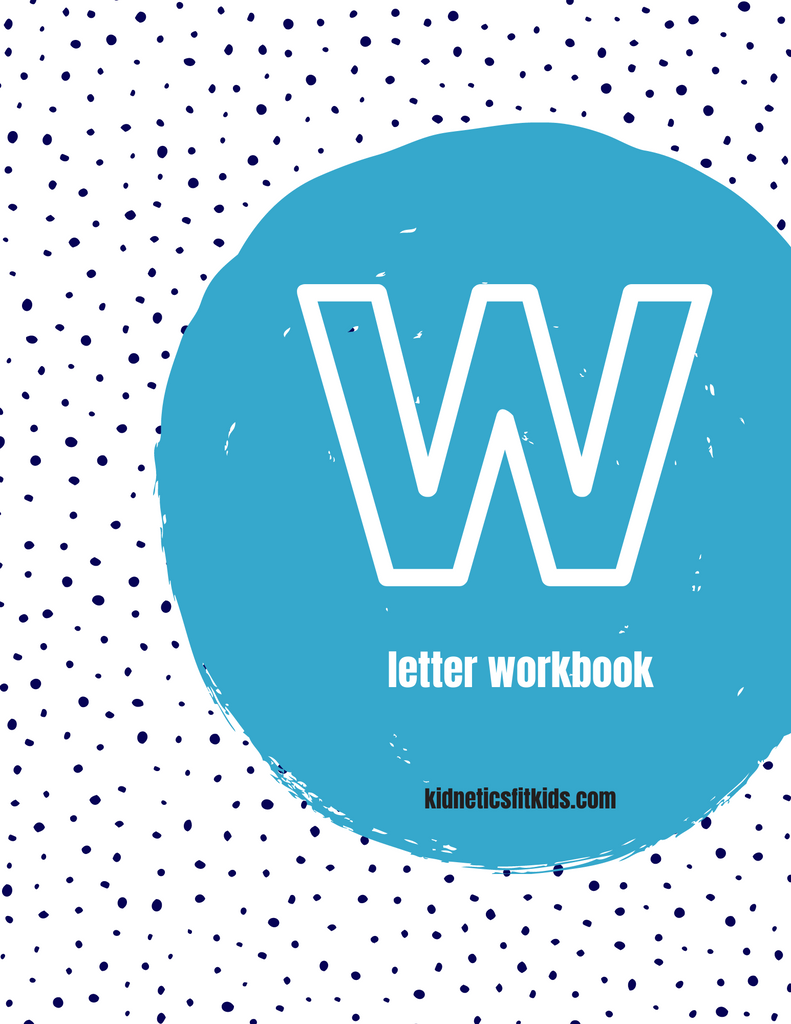 W Letter Practice Workbook