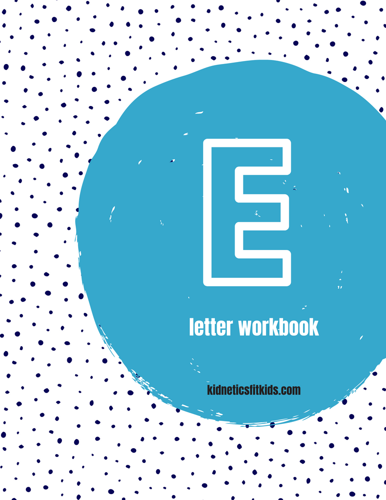 E Letter Practice Workbook