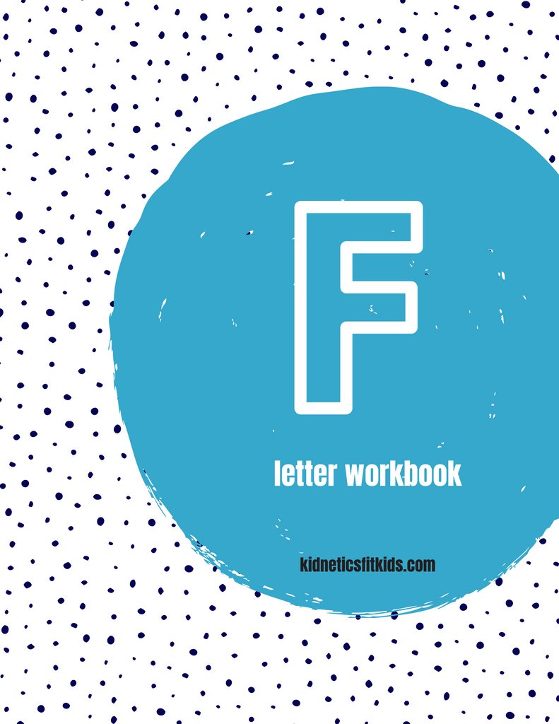 F Letter Practice workbook